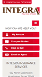 Mobile Screenshot of integrainsuranceservices.com